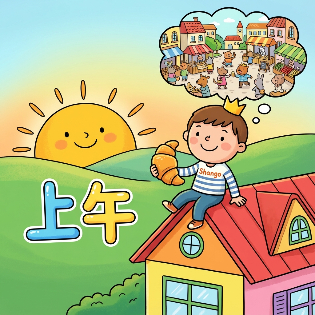 Мнемоника: как запомнить иероглиф 上 (shàng) — на, над