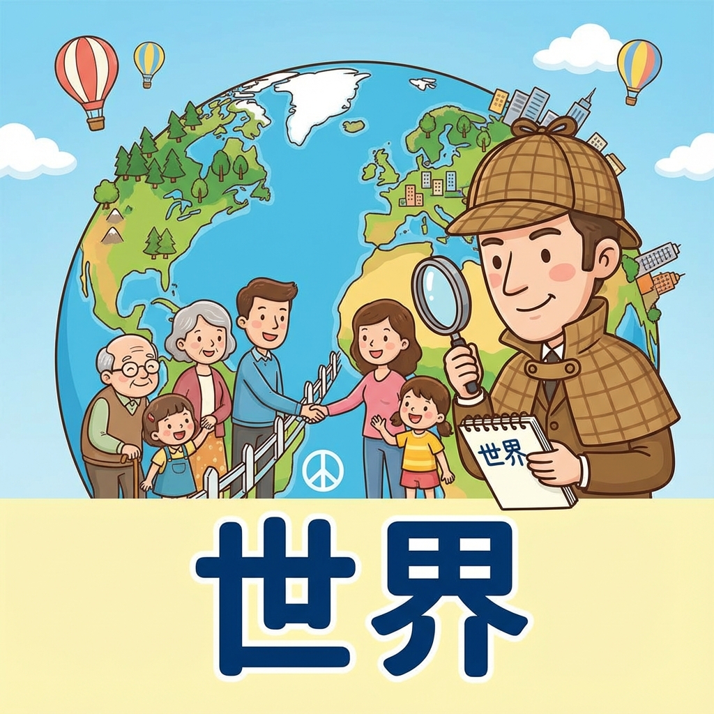 Мнемоника: как запомнить иероглиф 世界 (shìjiè) — мир
