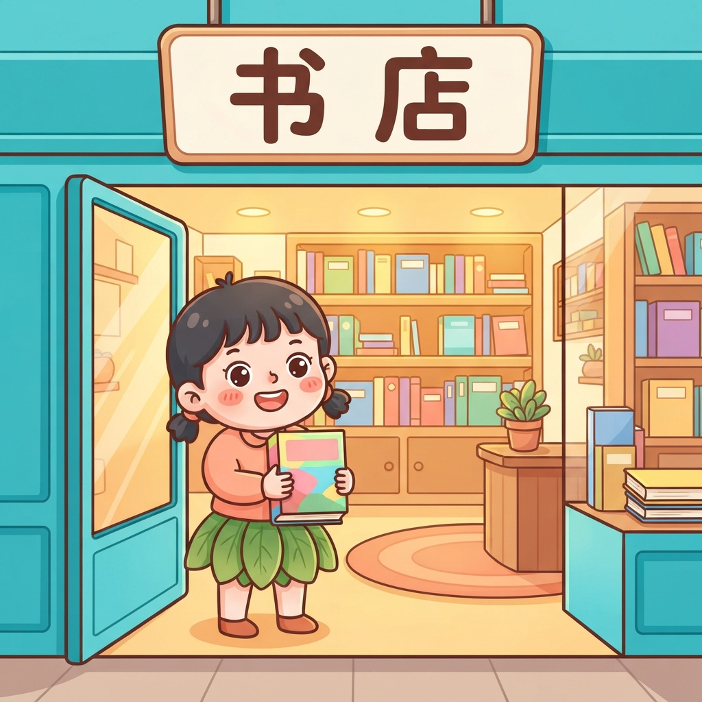 Mnemonic for 书店 (shū diàn) — bookstore