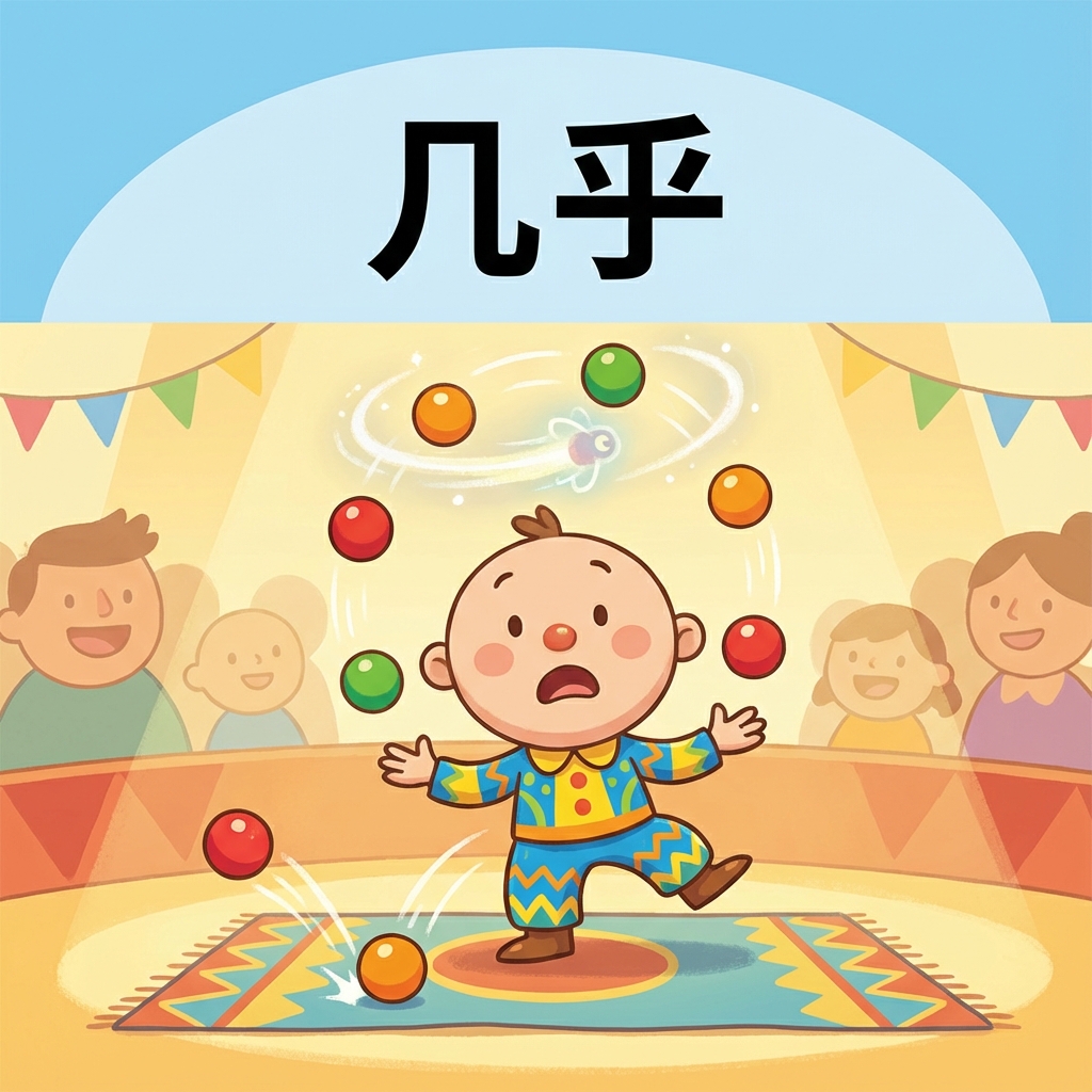 Мнемоника: как запомнить иероглиф 几乎 (jīhū) — почти