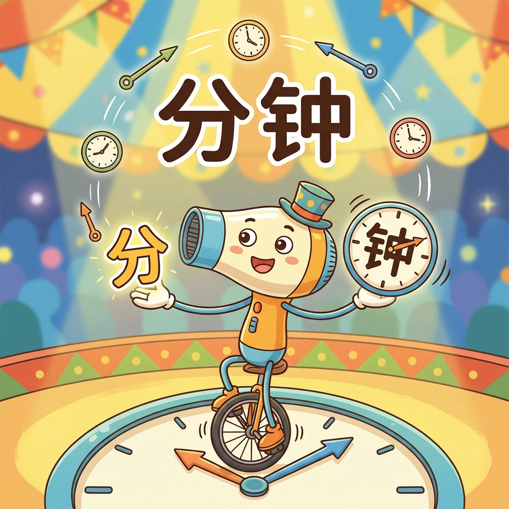 Мнемоника: как запомнить иероглиф 分钟 (fēnzhōng) — минута
