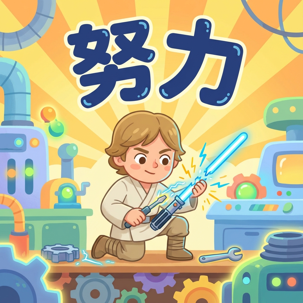 Мнемоника: как запомнить иероглиф 努力 (nǔlì) — стараться
