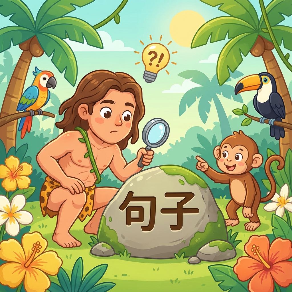 Мнемоника: как запомнить иероглиф 句子 (jùzi) — предложение (грамматическое)