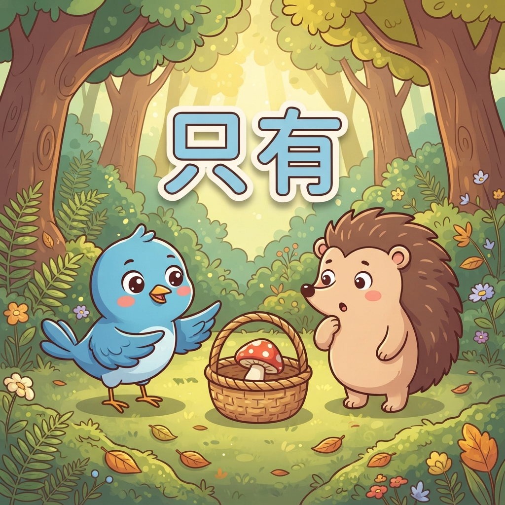 Мнемоника: как запомнить слово 只有 (zhǐ yǒu) — только