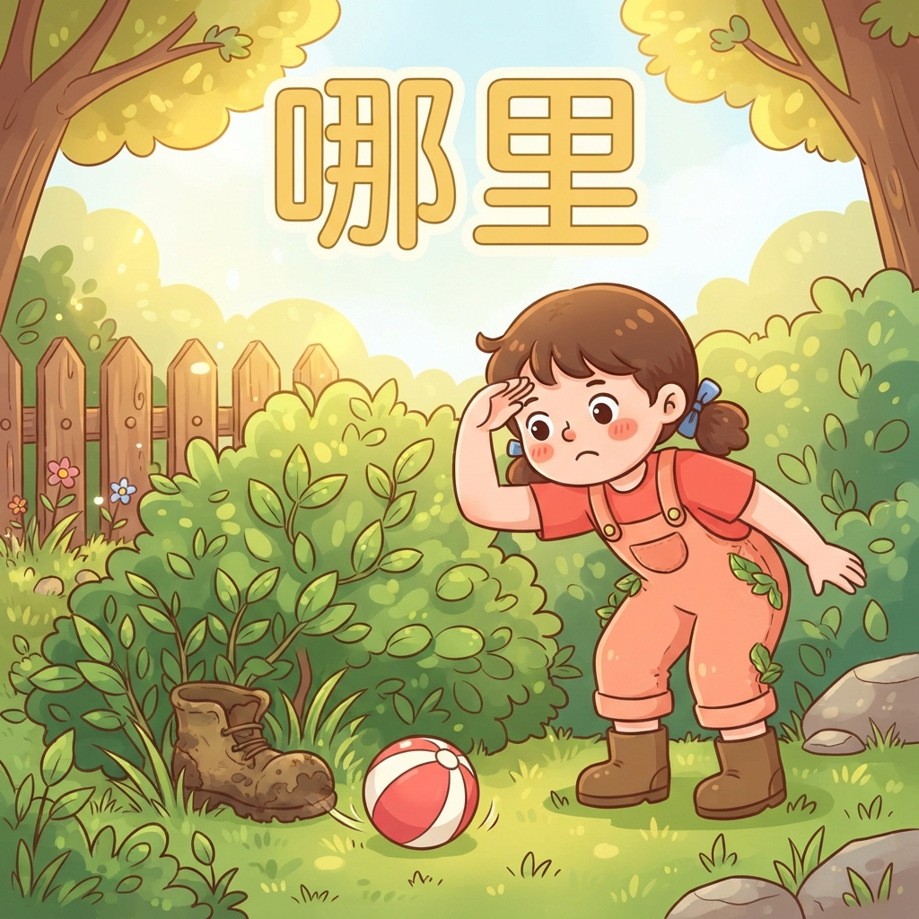 Мнемоника: как запомнить слово 哪里 (nǎlǐ) — где?
