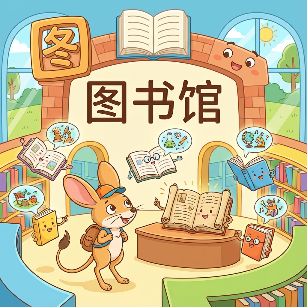 Мнемоника: как запомнить иероглиф 图书馆 (túshūguǎn) — библиотека