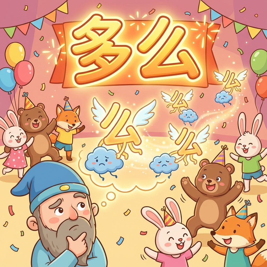 Мнемоника: как запомнить иероглиф 多么 (duōme) — как, насколько