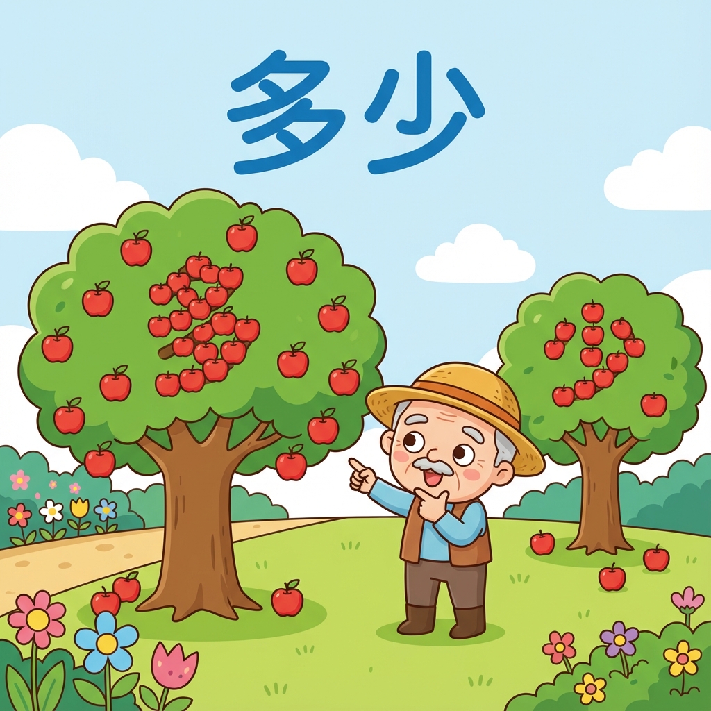 Мнемоника: как запомнить иероглиф 多少 (duō shǎo) — сколько?