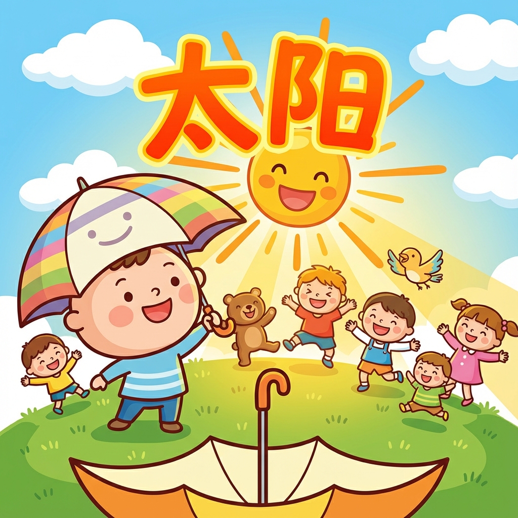 Мнемоника: как запомнить иероглиф 太阳 (tàiyáng) — солнце