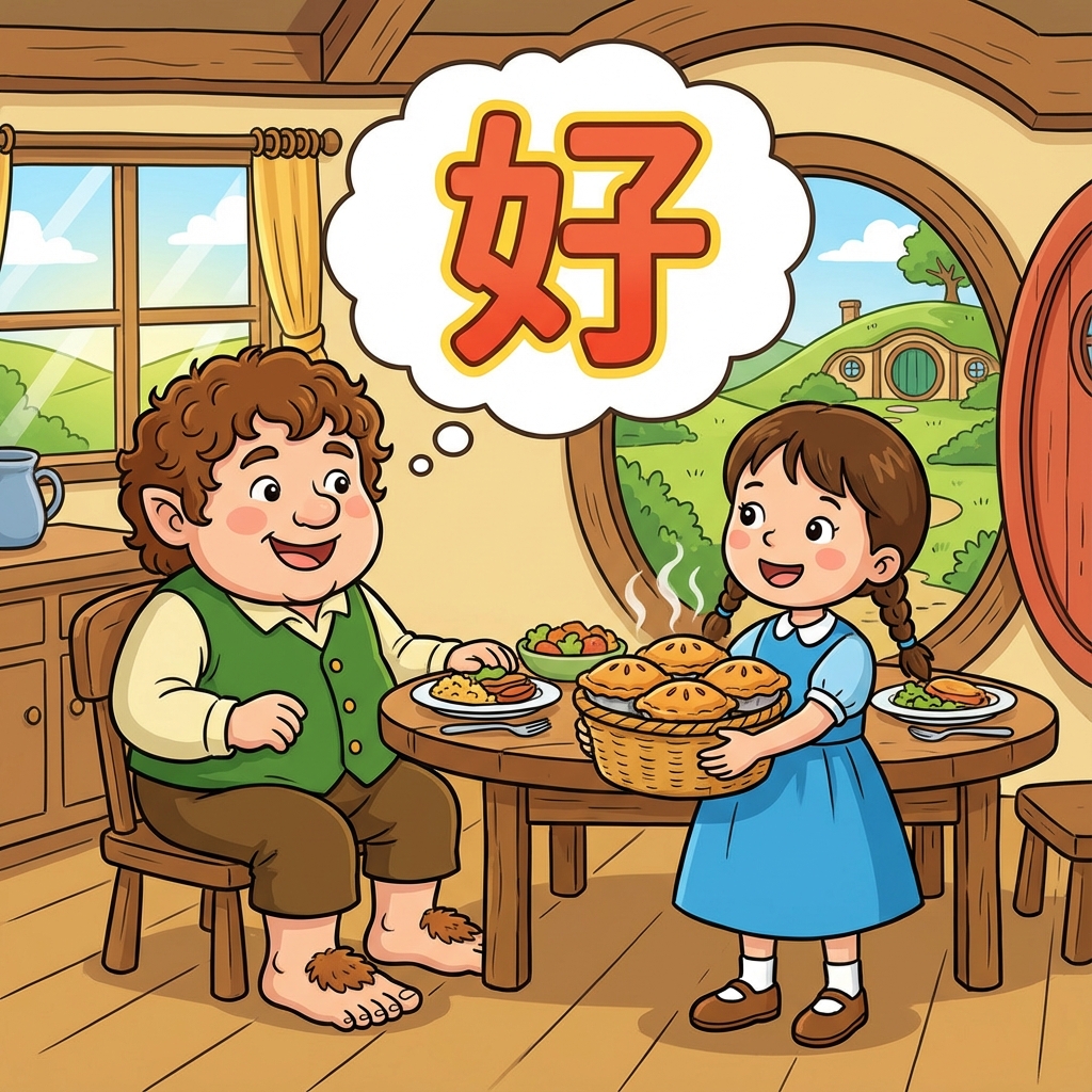 Мнемоника: как запомнить иероглиф 好 (hǎo) — хорошо, хороший