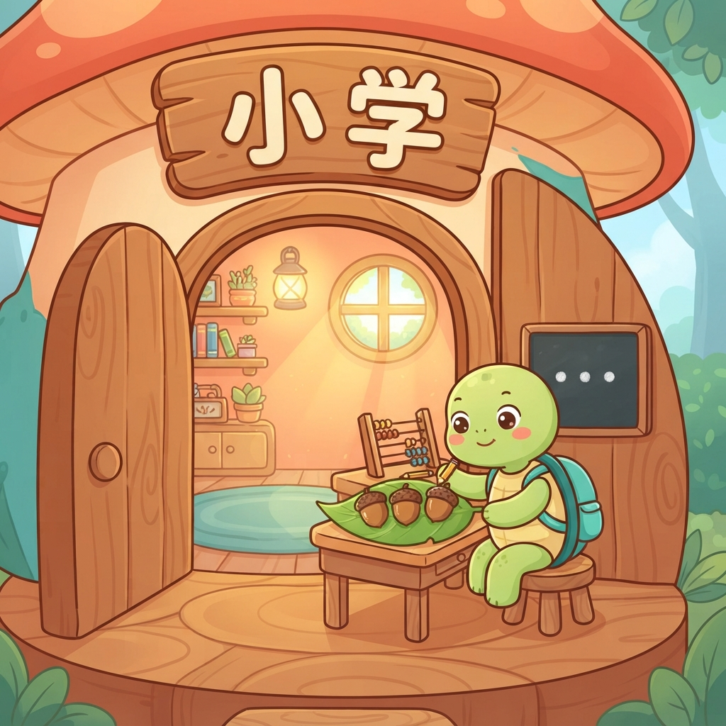 Mnemonic for 小学 (xiǎo xué) — primary school