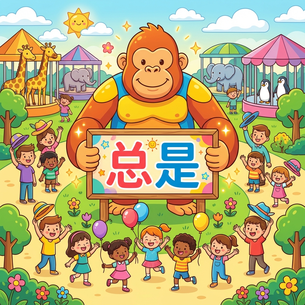 Мнемоника: как запомнить иероглиф 总是 (zǒngshì) — всегда