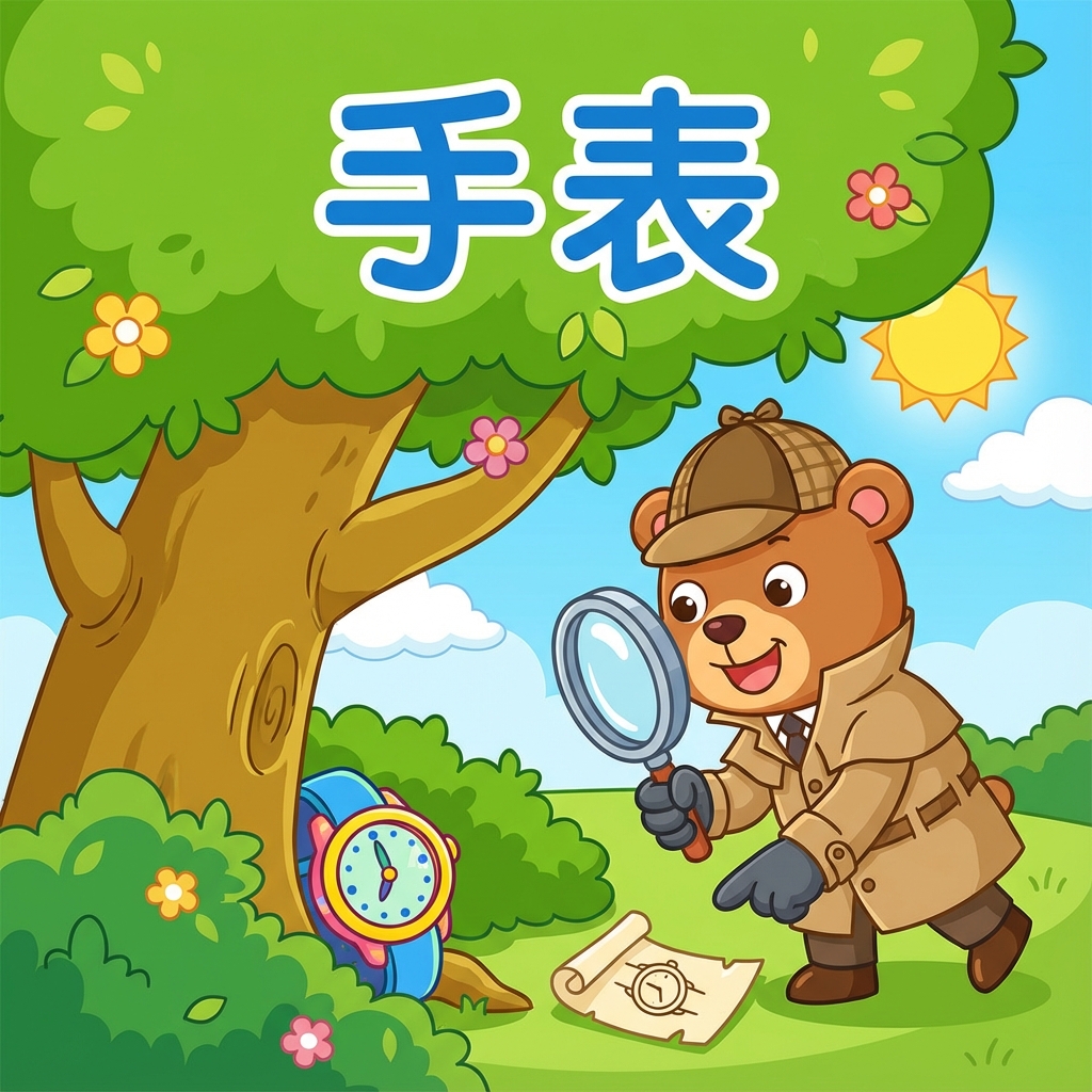 Мнемоника: как запомнить иероглиф 手表 (shǒu biǎo) — наручные часы