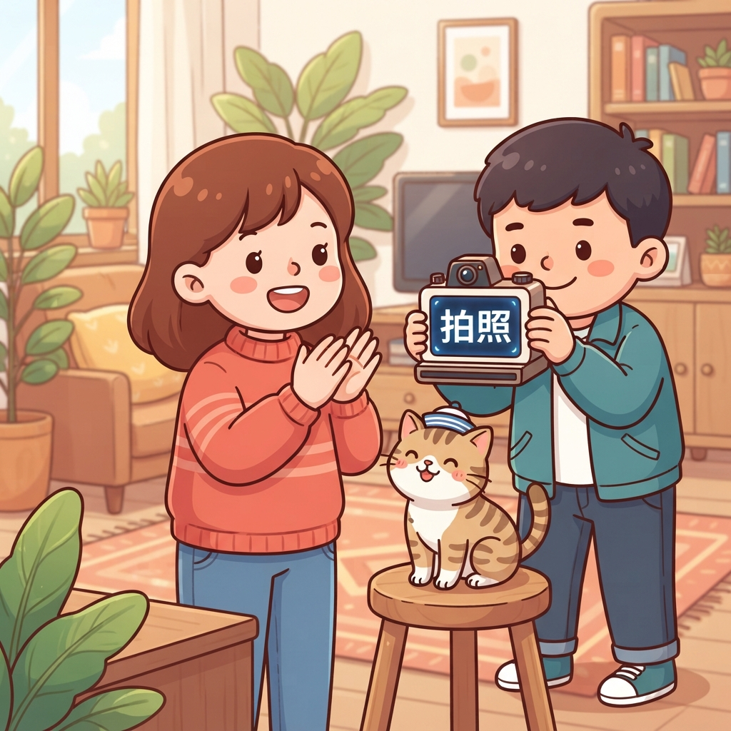 Мнемоника: как запомнить слово 拍照 (pāi zhào) — фотографировать