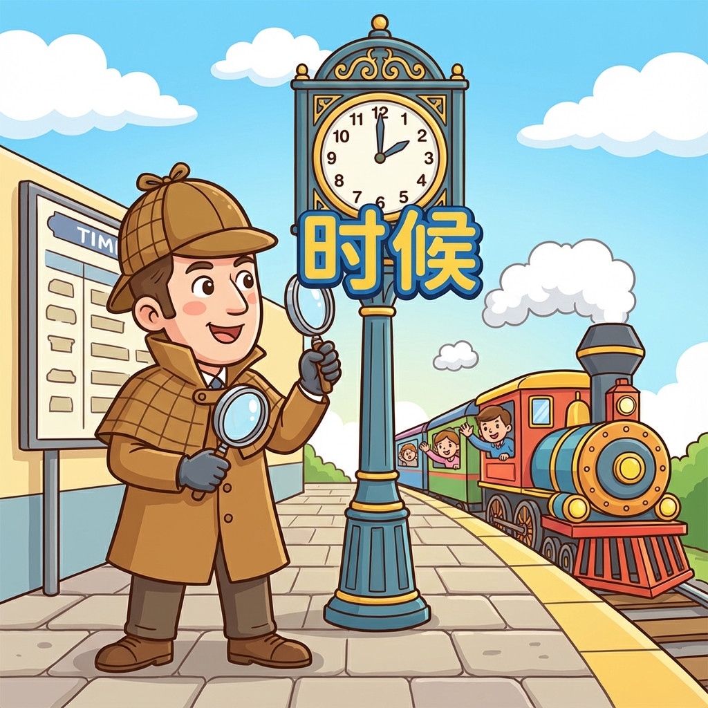 Мнемоника: как запомнить иероглиф 时候 (shíhou) — время (момент времени)