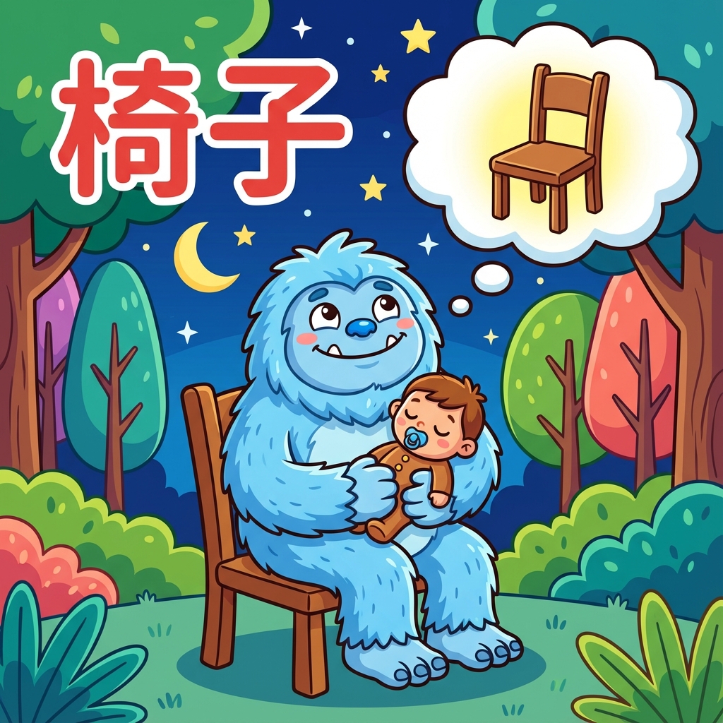 Мнемоника: как запомнить иероглиф 椅子 (yǐzi) — стул