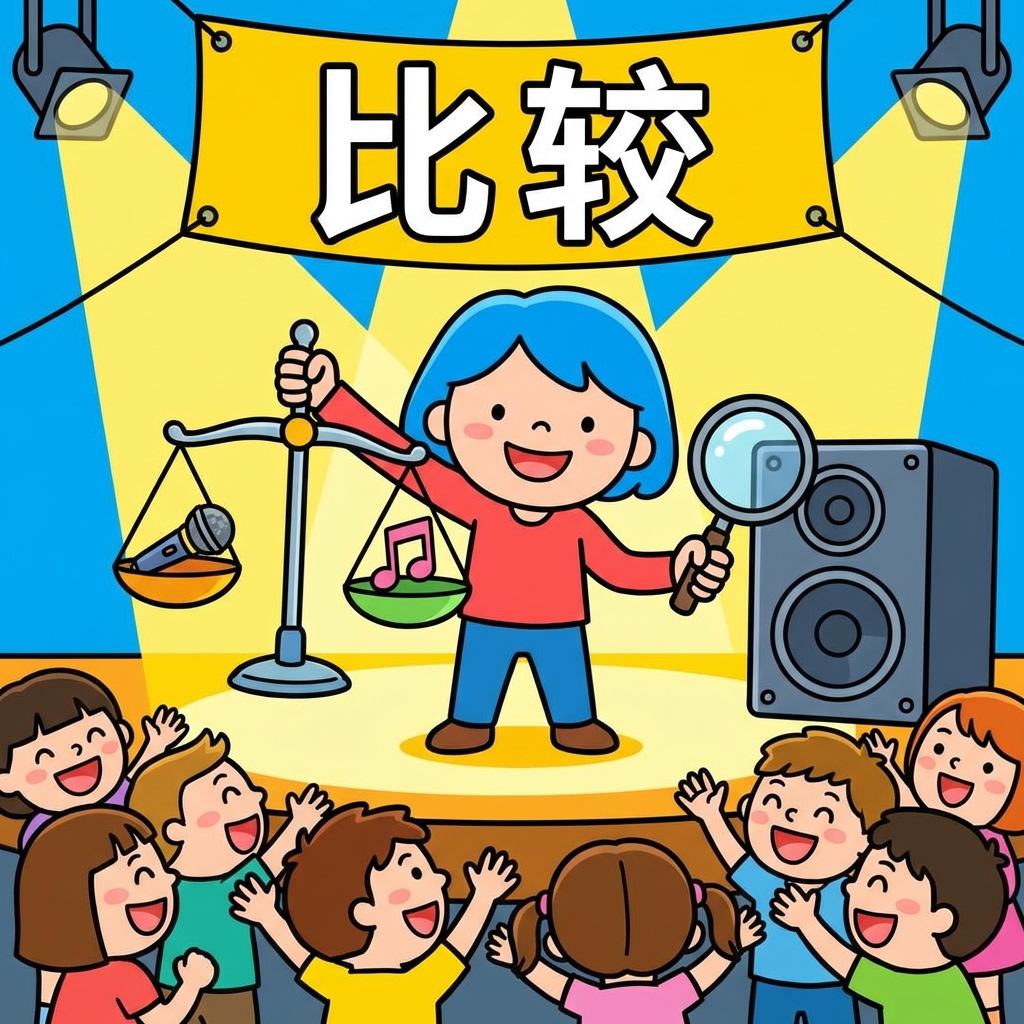 Мнемоника: как запомнить иероглиф 比较 (bǐjiào) — сравнивать