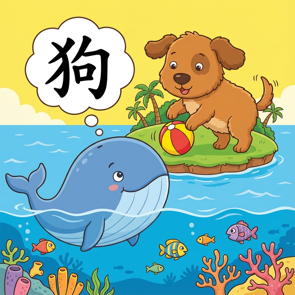 Мнемоника: как запомнить иероглиф 狗 (gǒu) — собака