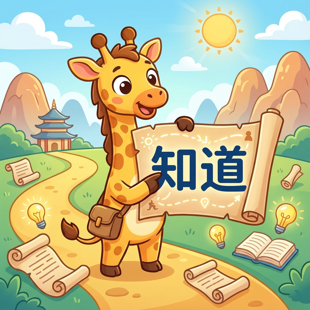 Мнемоника: как запомнить иероглиф 知道 (zhīdào) — знать