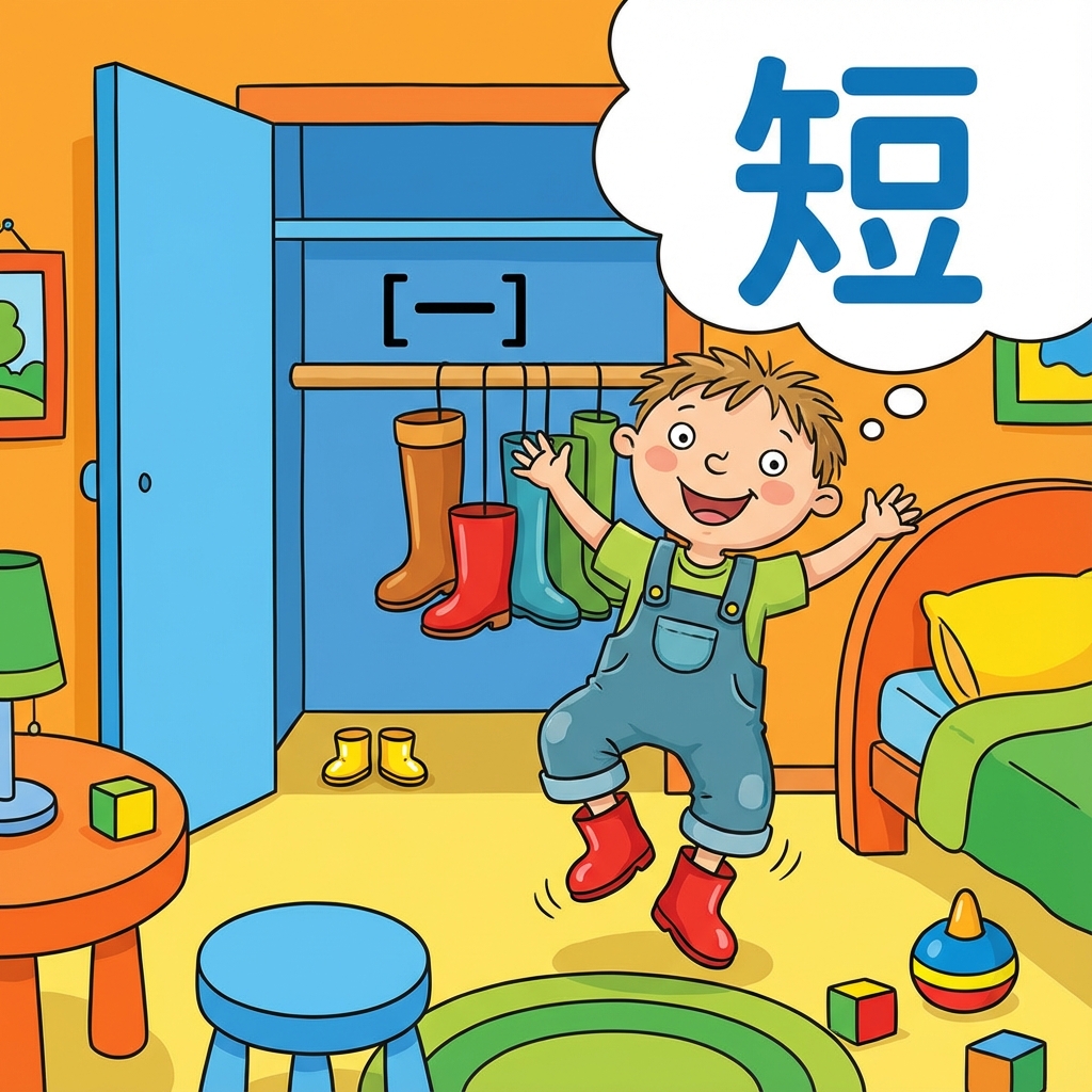 Мнемоника: как запомнить иероглиф 短 (duǎn) — короткий