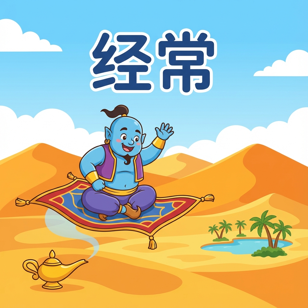 Мнемоника: как запомнить иероглиф 经常 (jīngcháng) — часто
