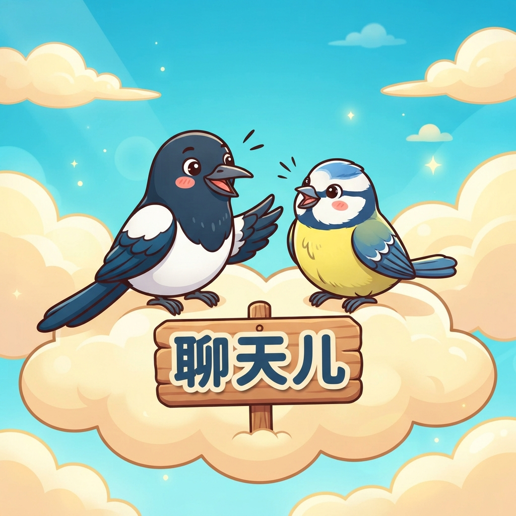 Mnemonic for 聊天儿 (liáo tiānr) — to chat
