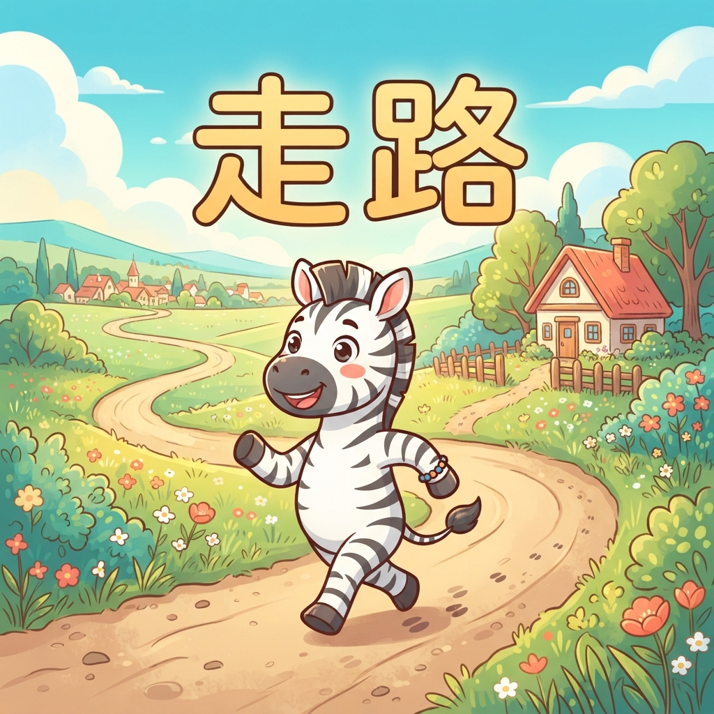 Мнемоника: как запомнить слово 走路 (zǒu lù) — идти пешком