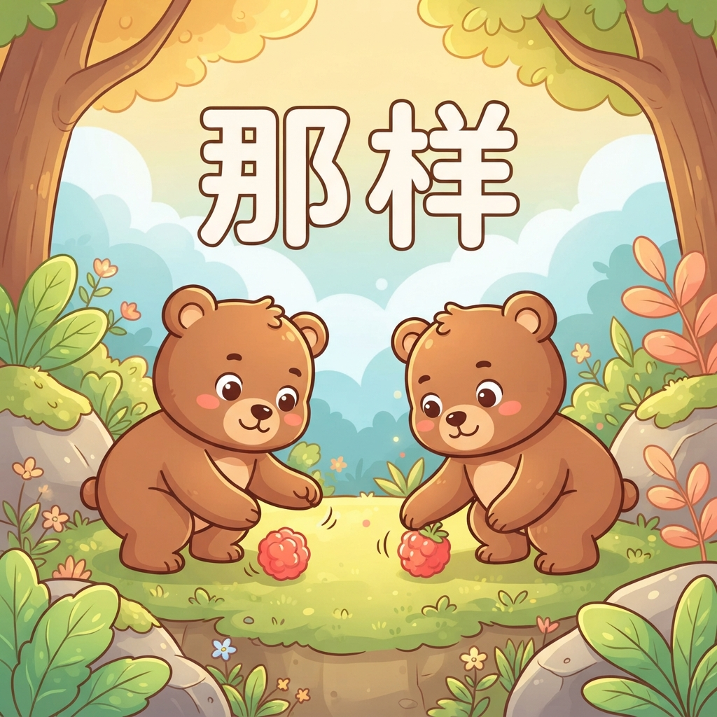 Mnemonic for 那样 (nà yàng) — that way, like that
