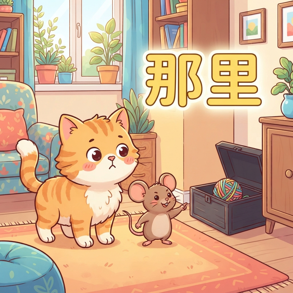 Мнемоника: как запомнить слово 那里 (nàlǐ) — там