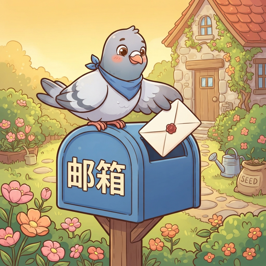 Мнемоника: как запомнить слово 邮箱 (yóu xiāng) — почтовый ящик