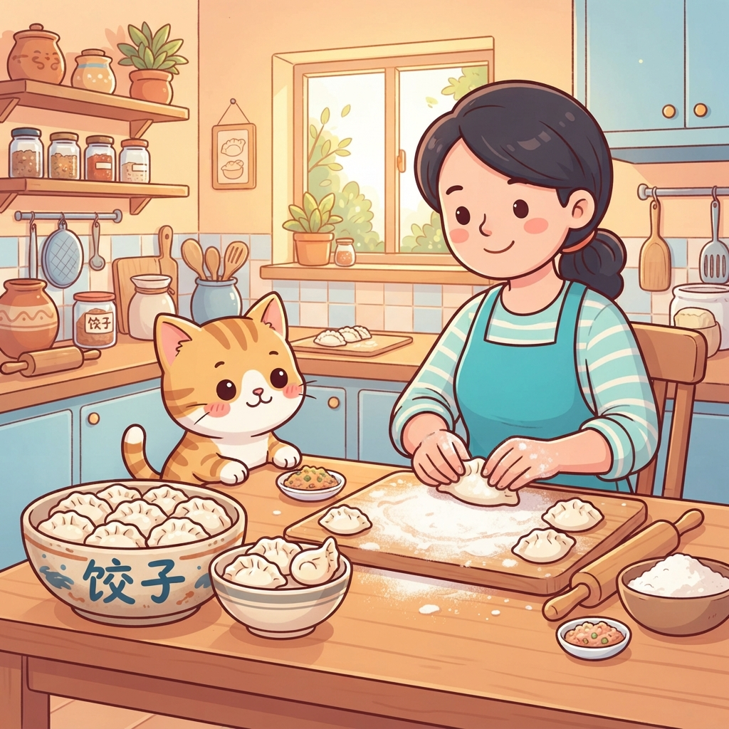 Мнемоника: как запомнить слово 饺子 (jiǎozi) — пельмени
